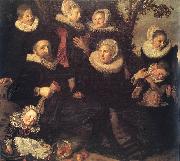 HALS, Frans Family Portrait in a Landscape Germany oil painting artist